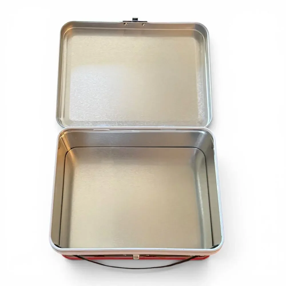 Disney Mickey Mouse Minnie Metal Lunch Pail Box Container